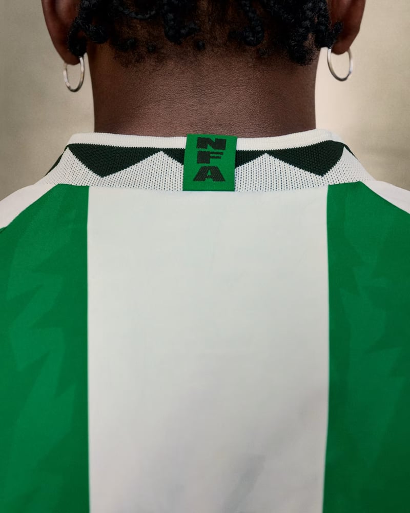 Camiseta local Nigeria 1996 para mujer