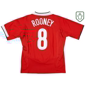 Men's Manchester United 2004/06 Home Retro Shirt Rooney #8