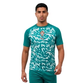 Remera pre partido tercera Portugal 2026 verde hombre