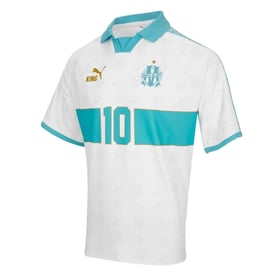 Camiseta Retro King OM #10 - Blanca Hombre