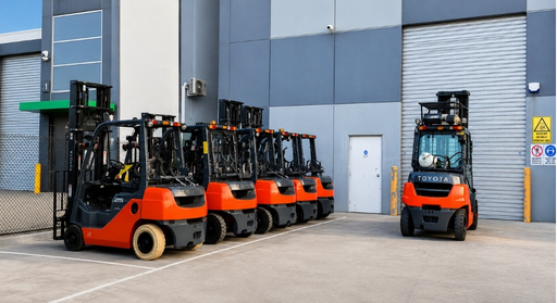 Short term rental forklift