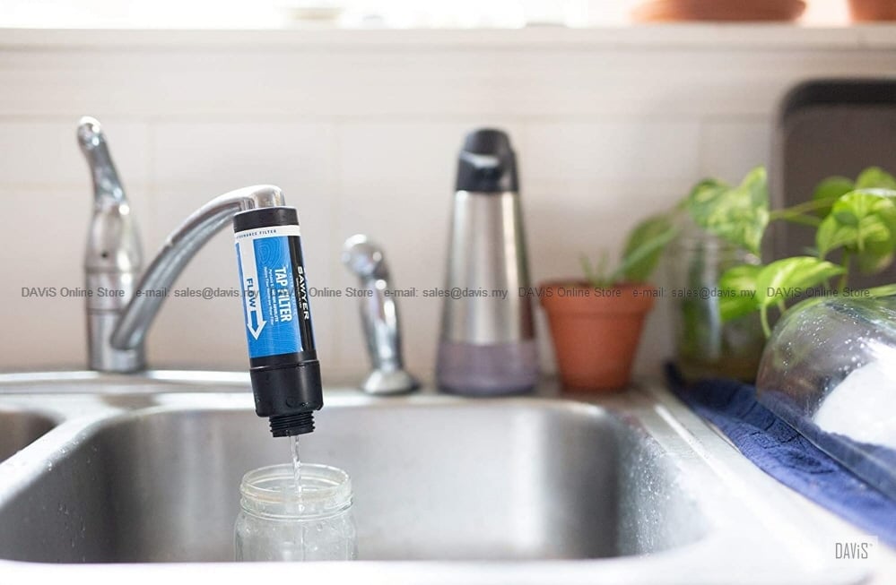 SAWYER Tap Filter - Hiking Camping Scouting Emergency Outdoor Water Tap Removes Bacteria Safe Drinking Water - Image 9