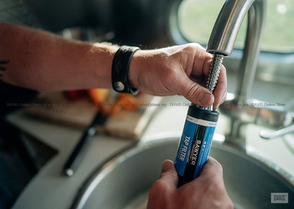 SAWYER Tap Filter - Hiking Camping Scouting Emergency Outdoor Water Tap Removes Bacteria Safe Drinking Water - Image 8
