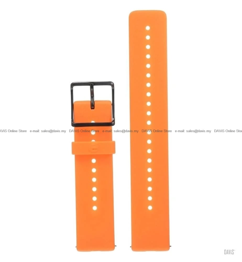 100 2024 11 28 Polar Ignite Silicone Strap orange