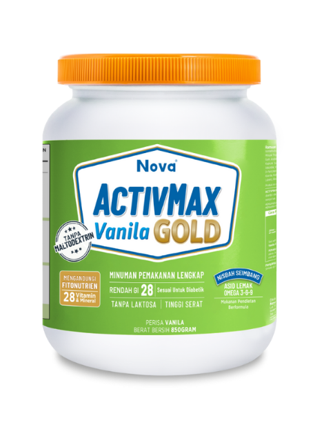 Nova activmax vanilla 850g plastic