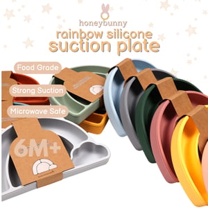 55 2025 09 24 baby silicone suction feeding plate bpa free for self feeding blw +6m pinggan makan bayi pinggan silikon bayi bebas bpa untuk bayi 6bulan+ 硅胶吸盘 晚餐喂食盘 婴儿盘 my