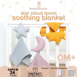 55 2025 10 13 baby cotton security blanket soothing towel for self soothe and perfect newborn gift 37x37cm selimut kapas bayi my