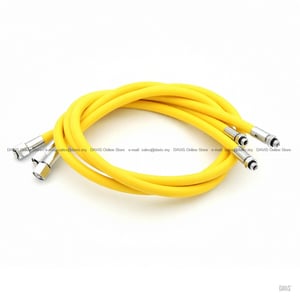 100 2026 02 25 RUBBER LP HOSE 100cm Yellow SLS HS R21FRKO YL