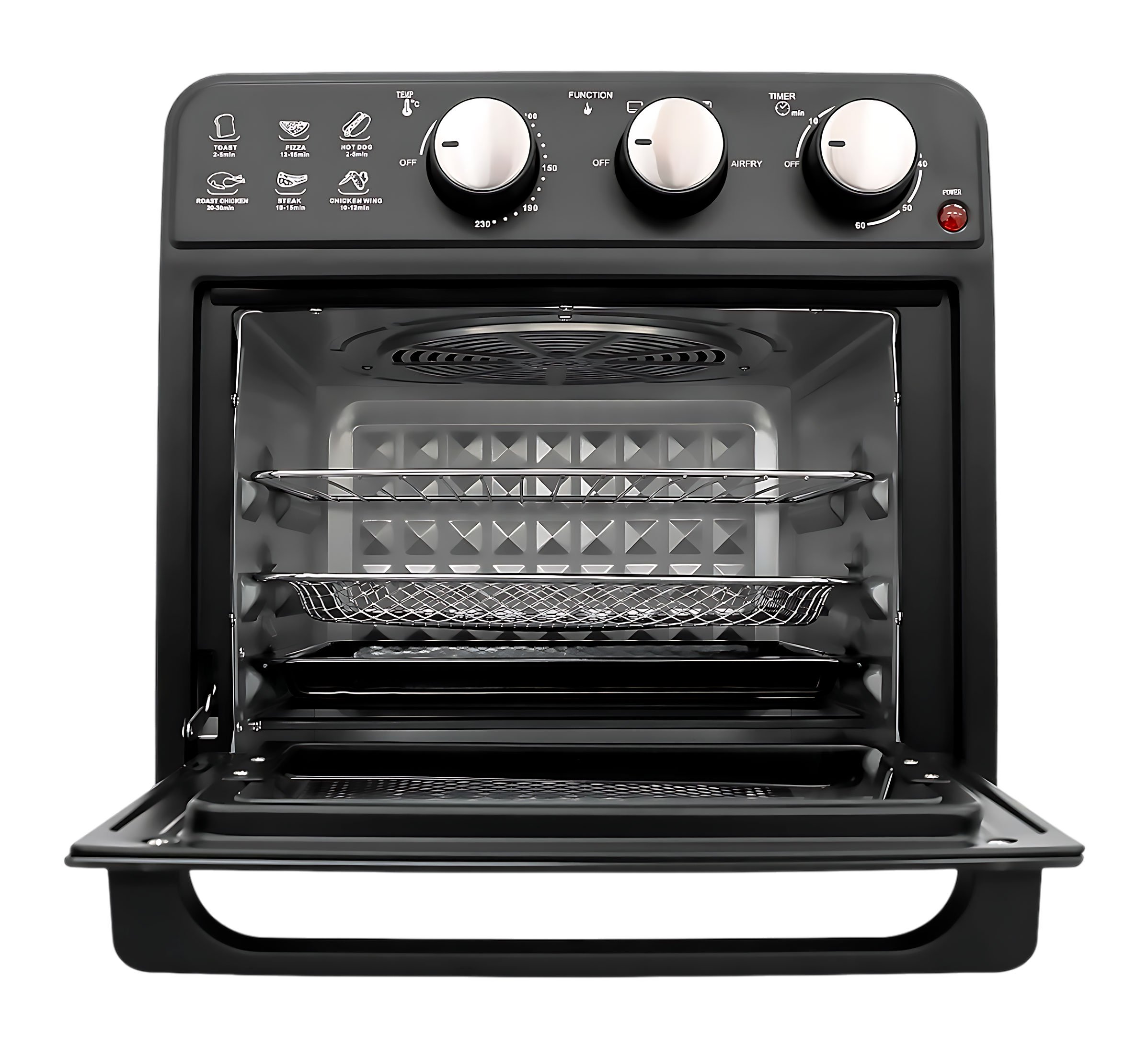 Q-ONE horno y freidora de aire manual