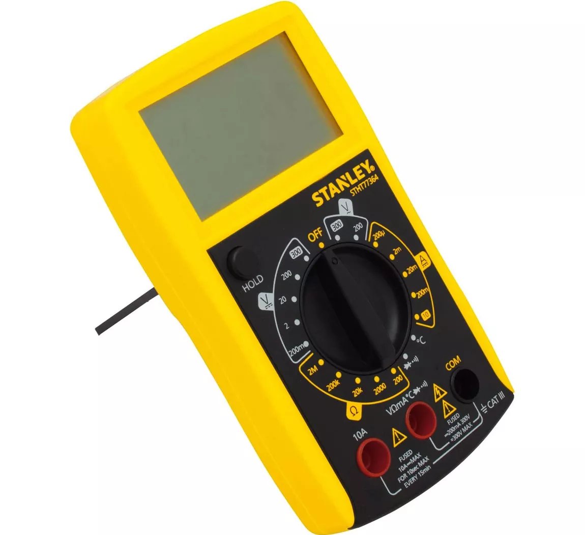 Stanley Multímetro Digital 7 Funciones 20 Etapas Pantalla LCD