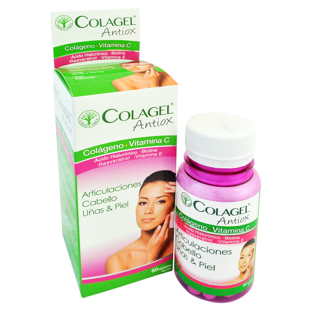 Colagel Antiox Colágeno Tabletas Frasco 60 Unidades