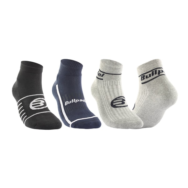 CALCETIN BULLPADEL BP254  PACK 3  M