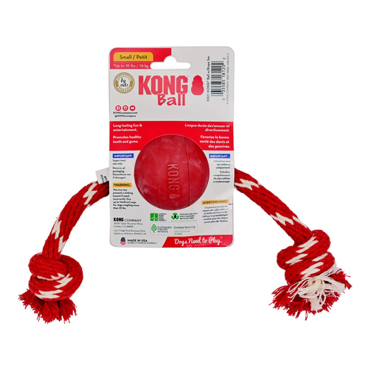 Kong Juguete Kb21 Ball W/Rope Perro Small *1