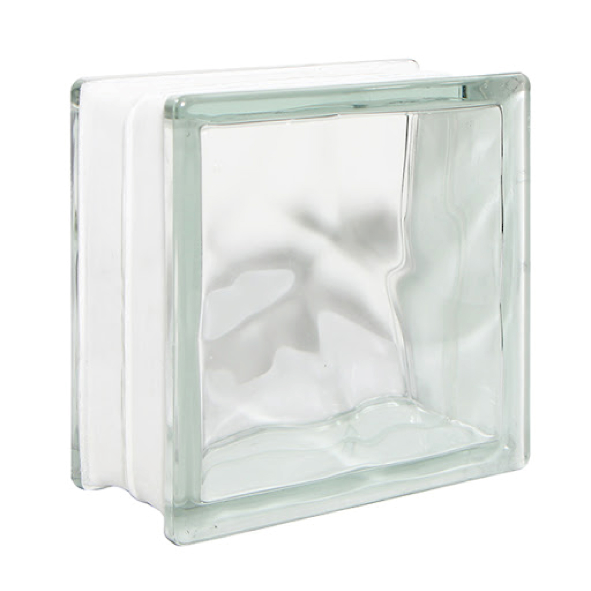 BLOQUE VIDRIO 19X19CM CLARO NUBE