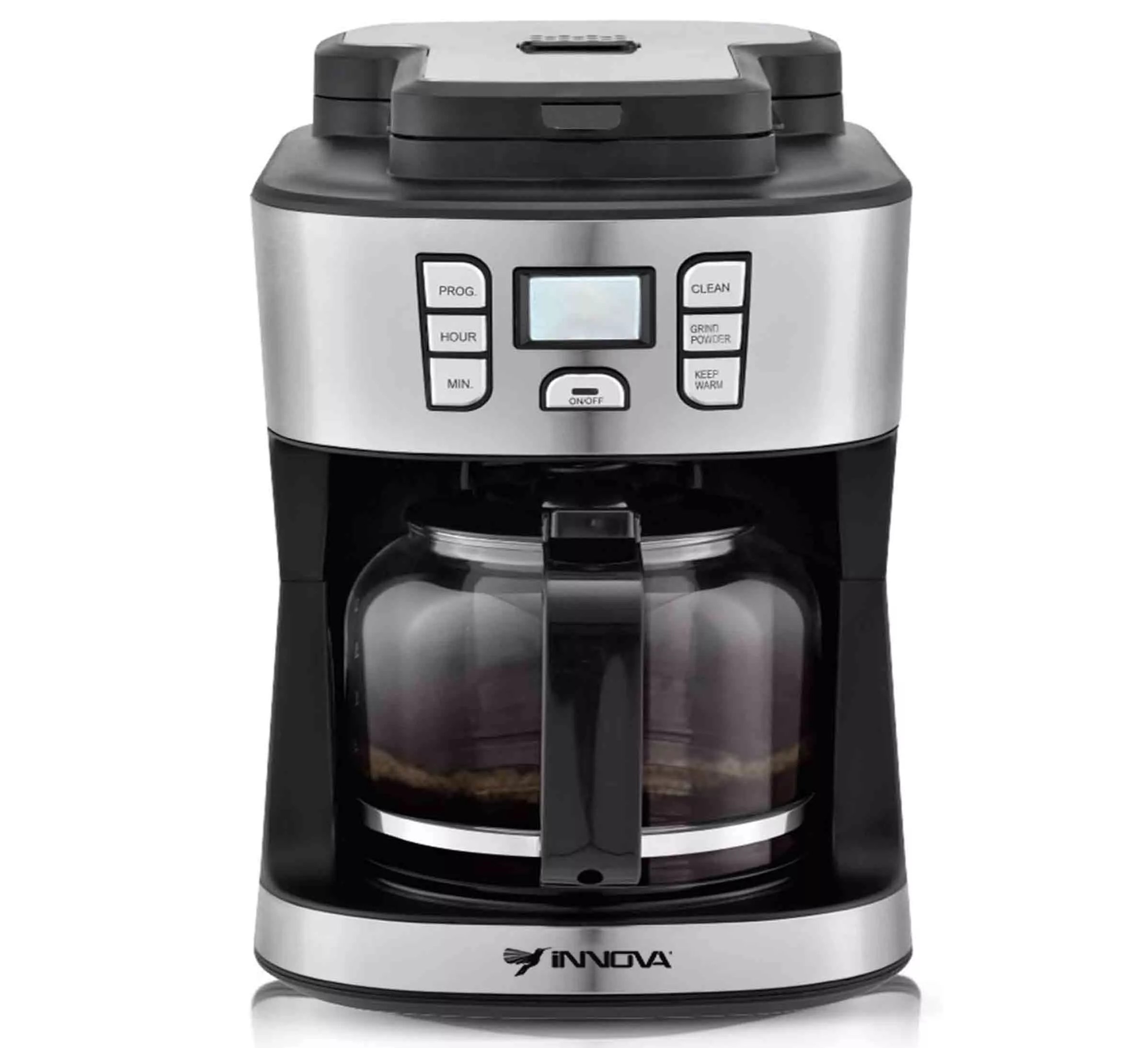 Innova Cafetera con molino 110v-60Hz 950W 1.8lts  12 tazas