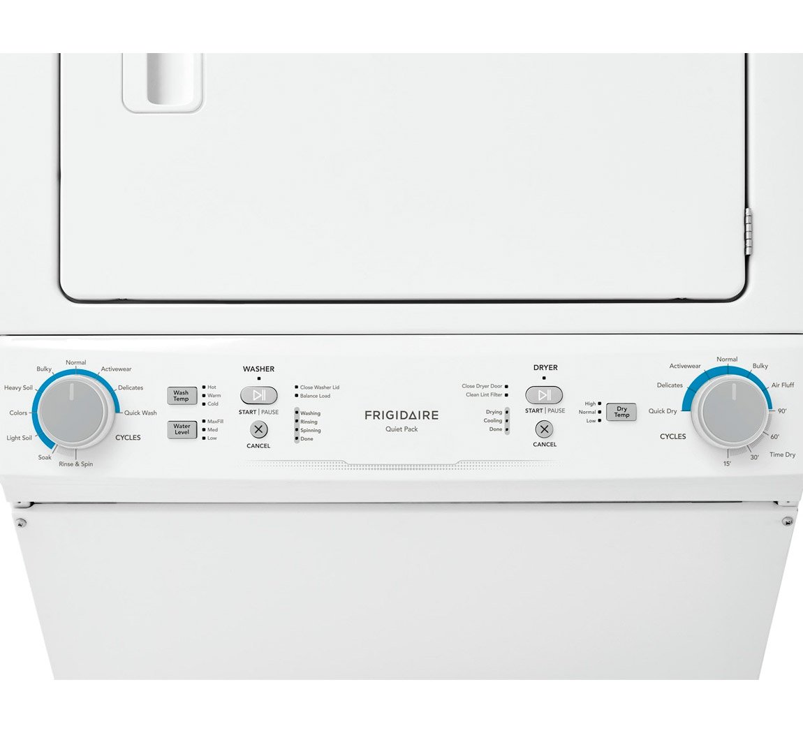 Frigidaire Centro de Lavadora y Secadora Eléctrica │ 18 Kg │ 10 Ciclos lavado