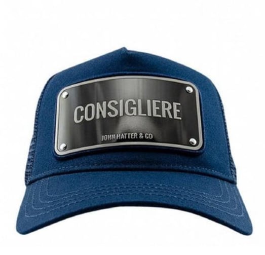 JOHN HATTER CONSIGLIERE PLACA DE ALUMINIO