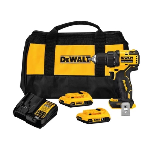 TALADRO ROTACIONAL INALAMBRICO DEWALT 20V2BAT. DCD708D2