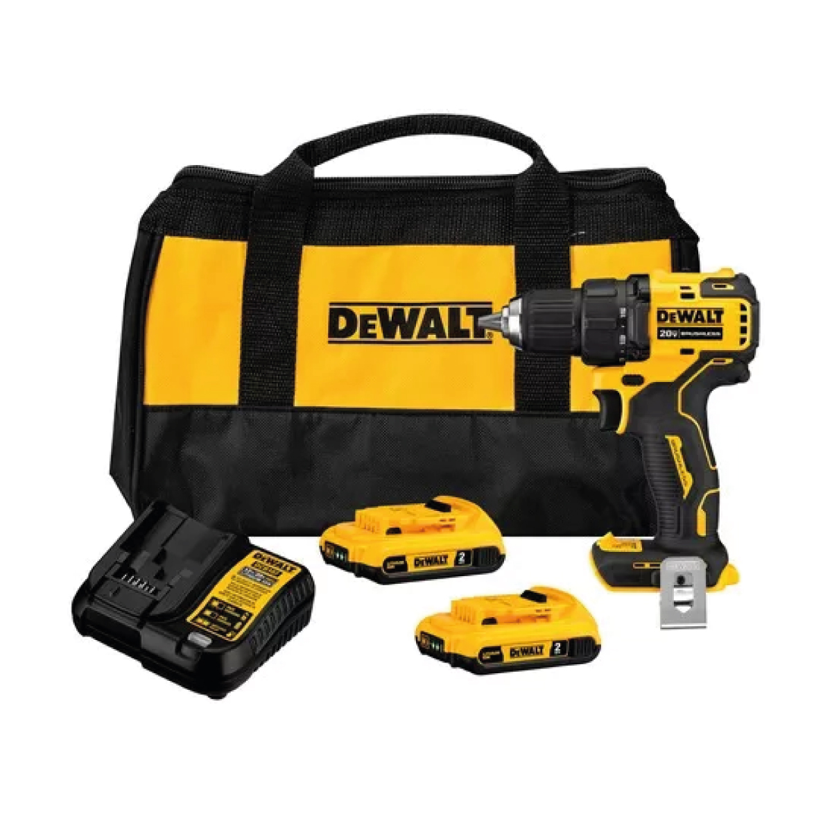 TALADRO ROTACIONAL INALAMBRICO DEWALT 20V2BAT  DCD708D2