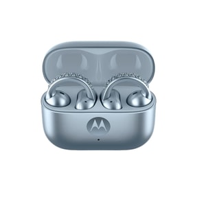 MOTO BUDS LOOPS SWAROVSKI CELESTE