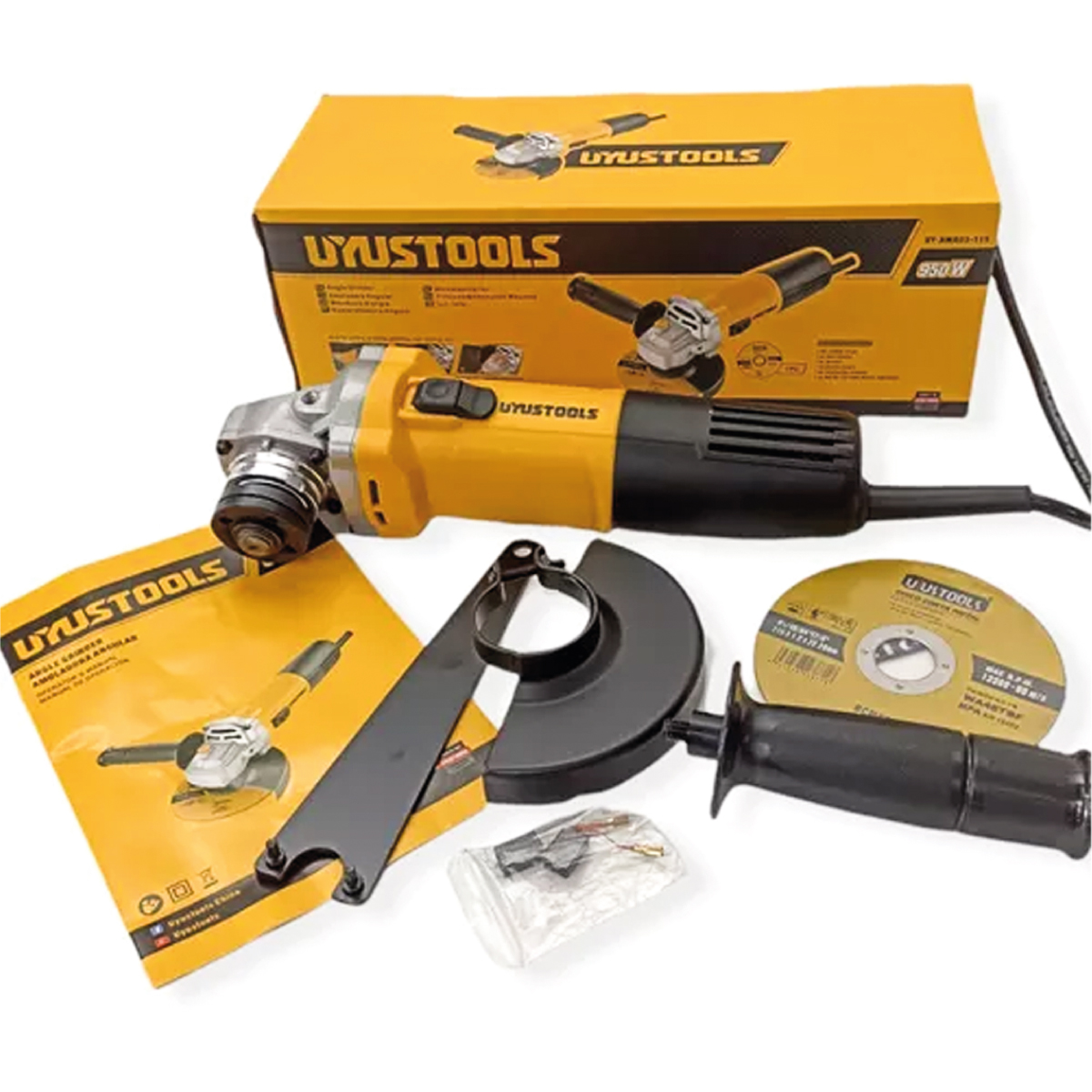 ESMERILADORA ANGULAR 4 1/2" 950W UYUSTOOLS UY-AMA03-115