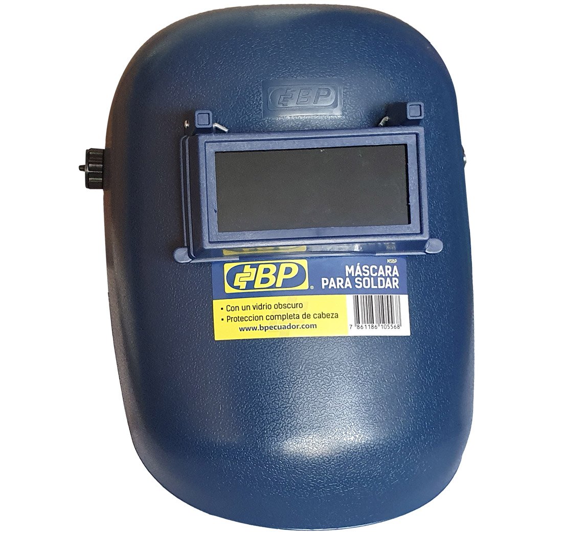 Bp Mascara Para Soldar Azul Con Vidrio
