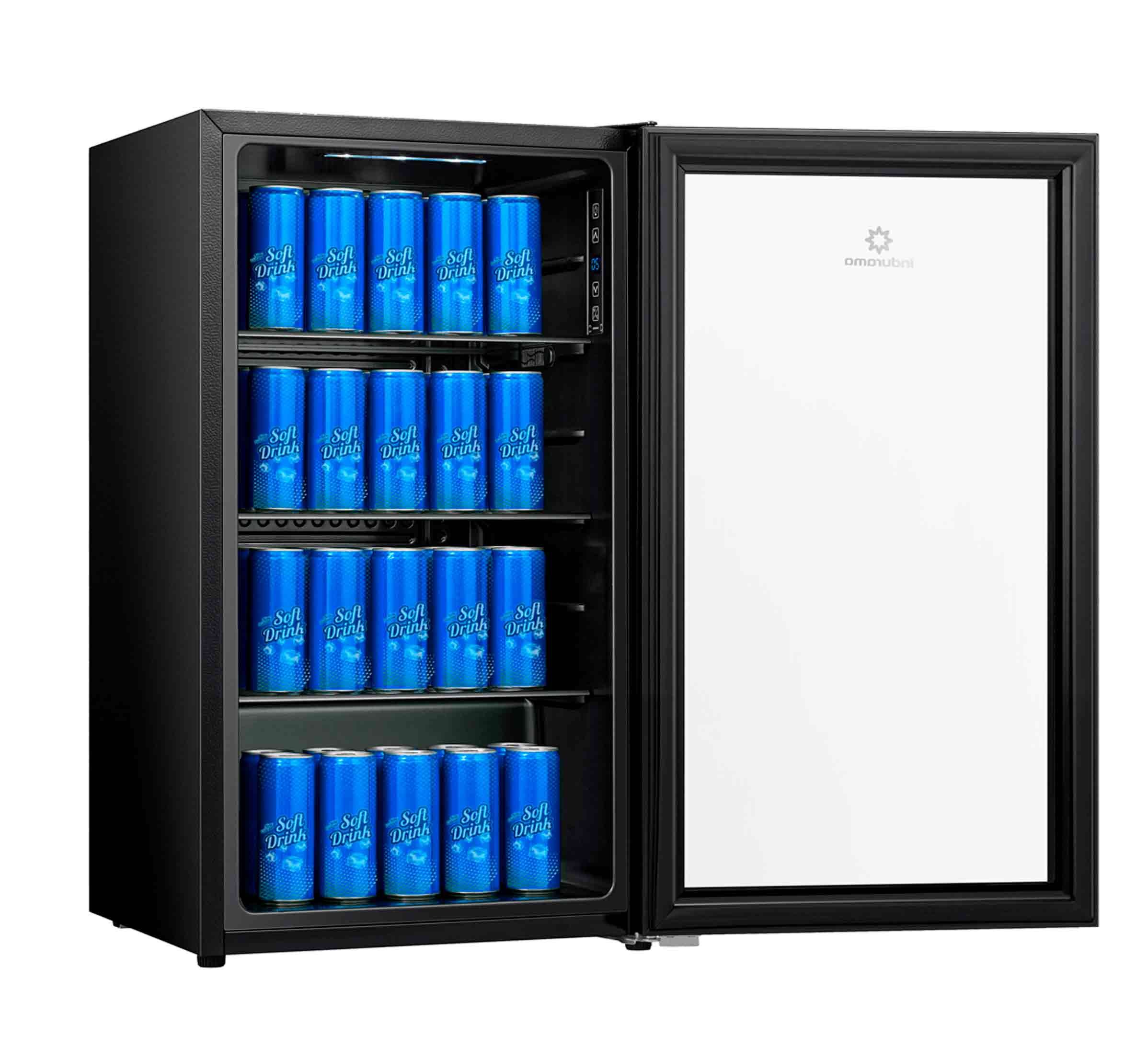 Indurama Mini Vitrina Exhibidora │ 91 Lt │ Black