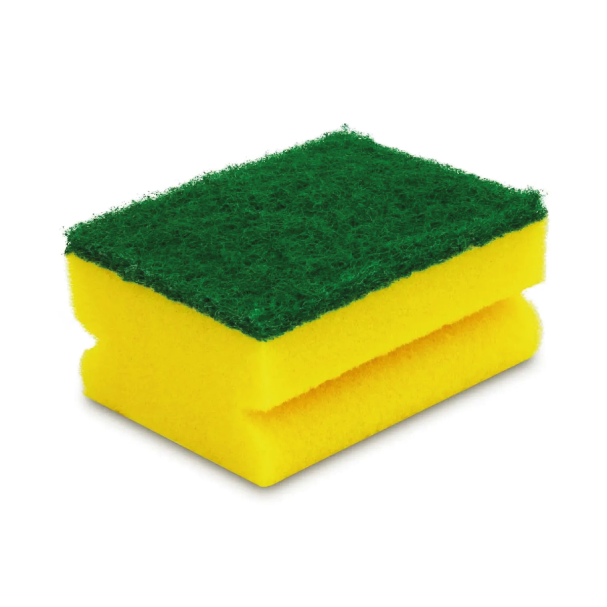 ESTROPAJO FIBRA/MIXTA VERDE/AMAR. ESTRELLA