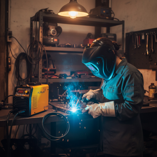 SOLDADORA INVERTER 200A 110/220V FURIUS FW205CEL+MASCARA FENIX FW33/067943468766