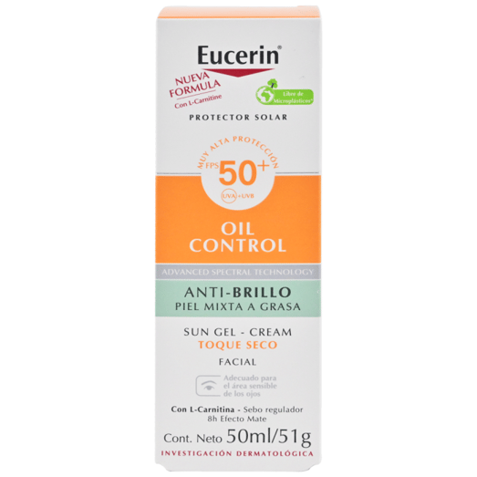 Eucerin Sun Facial Oil Control Toque Seco 50 ml