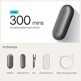 Plaud Grabadora de voz NotePin