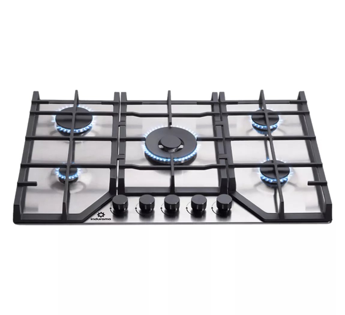 Indurama Encimera A Gas 110v/60hz Glp, 5 Quemadores