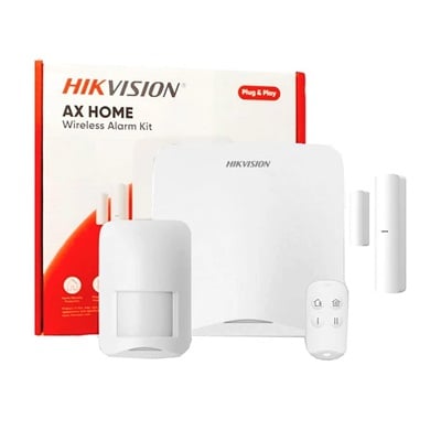 KIT CENTRAL DE ALARMA INALAMBRICA 16 ZONAS WIFI LINEA AXHOME HIKVISION DS-PA201P-KIT-16WB