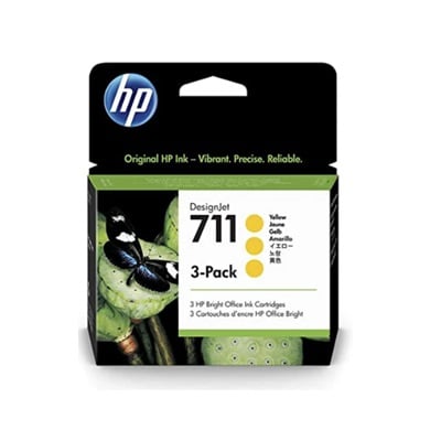 HP 711   29 ml   amarillo   original   DesignJet   cartucho de tinta   para DesignJet T100  T120  T120 ePrinter  T125  T130  T520  T520 ePrinter  T525  T530