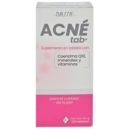 Acnetab Suplemento Alimenticio Tabletas Caja 30 Unidades
