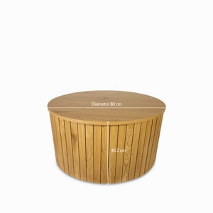 Mesa de centro Drum