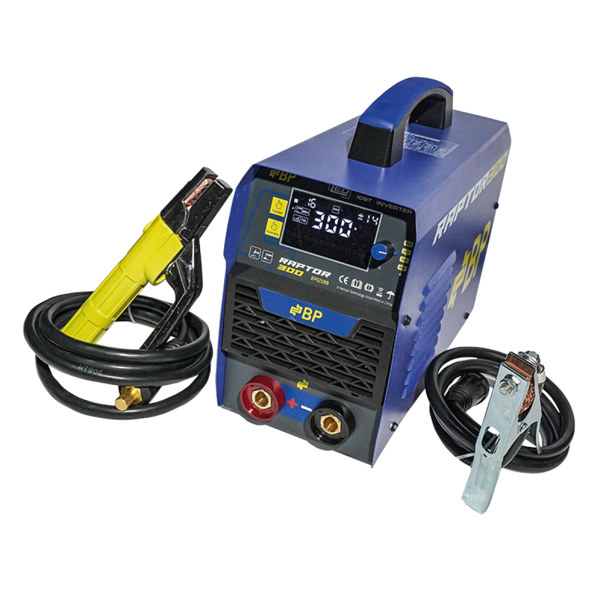 SOLDADORA INVERTER 300AMP MMA/TIG 110/220V-60HZ BP02688 RAPTOR