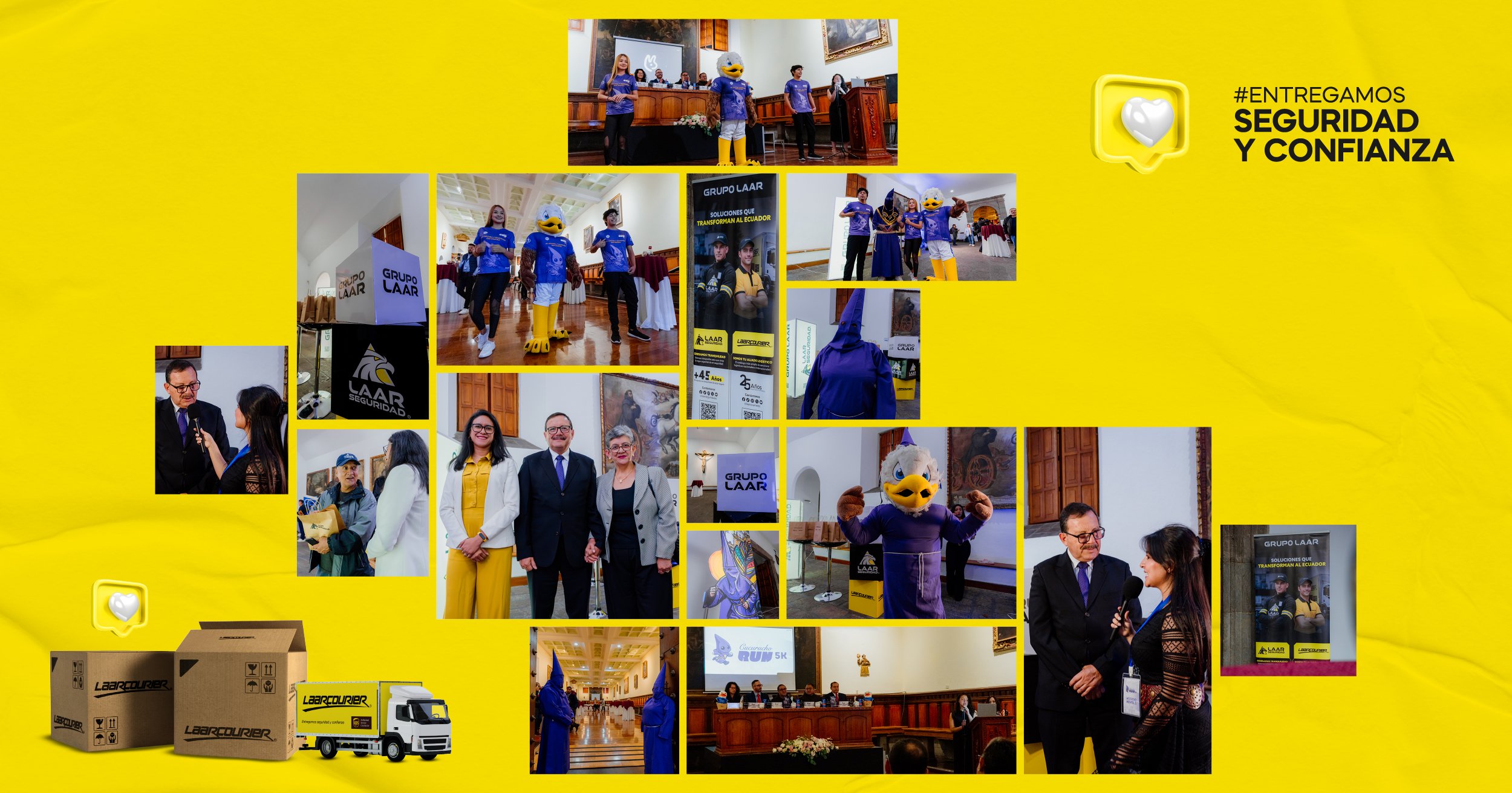 LAARCOURIER, aliado estratégico de la carrera Cucurucho RUN 5K.