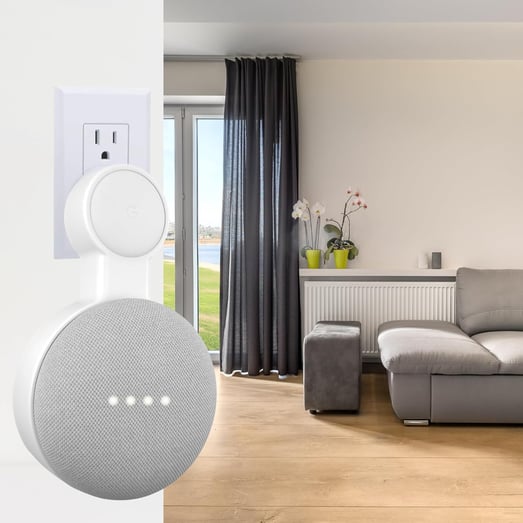 Soporte de pared Google Nest Mini y Google Home Mini