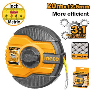 CINTA METRICA F.VIDRIO 20MT INGCO HFMT8320