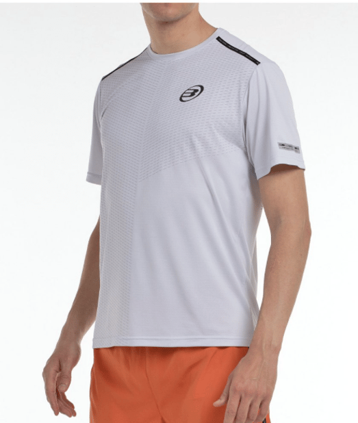 CAMISETA BULLPADEL MESIA GRIS PERLA