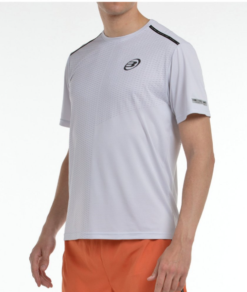 CAMISETA BULLPADEL MESIA GRIS PERLA