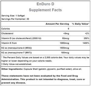 ENDURO D 30 SOFTGELS