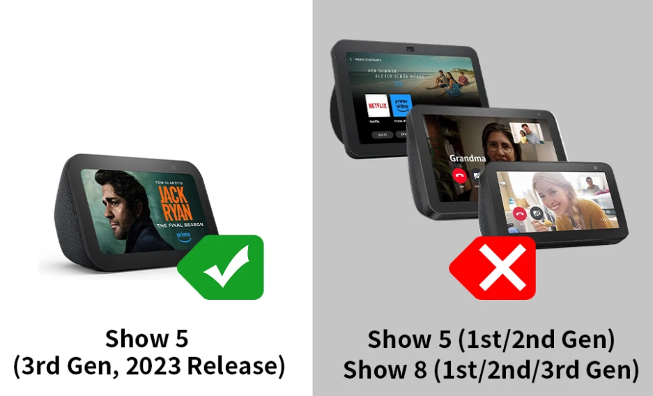 Base Magnetica Ajustable Amazon Echo Show 5 - 3era Gen - Stand