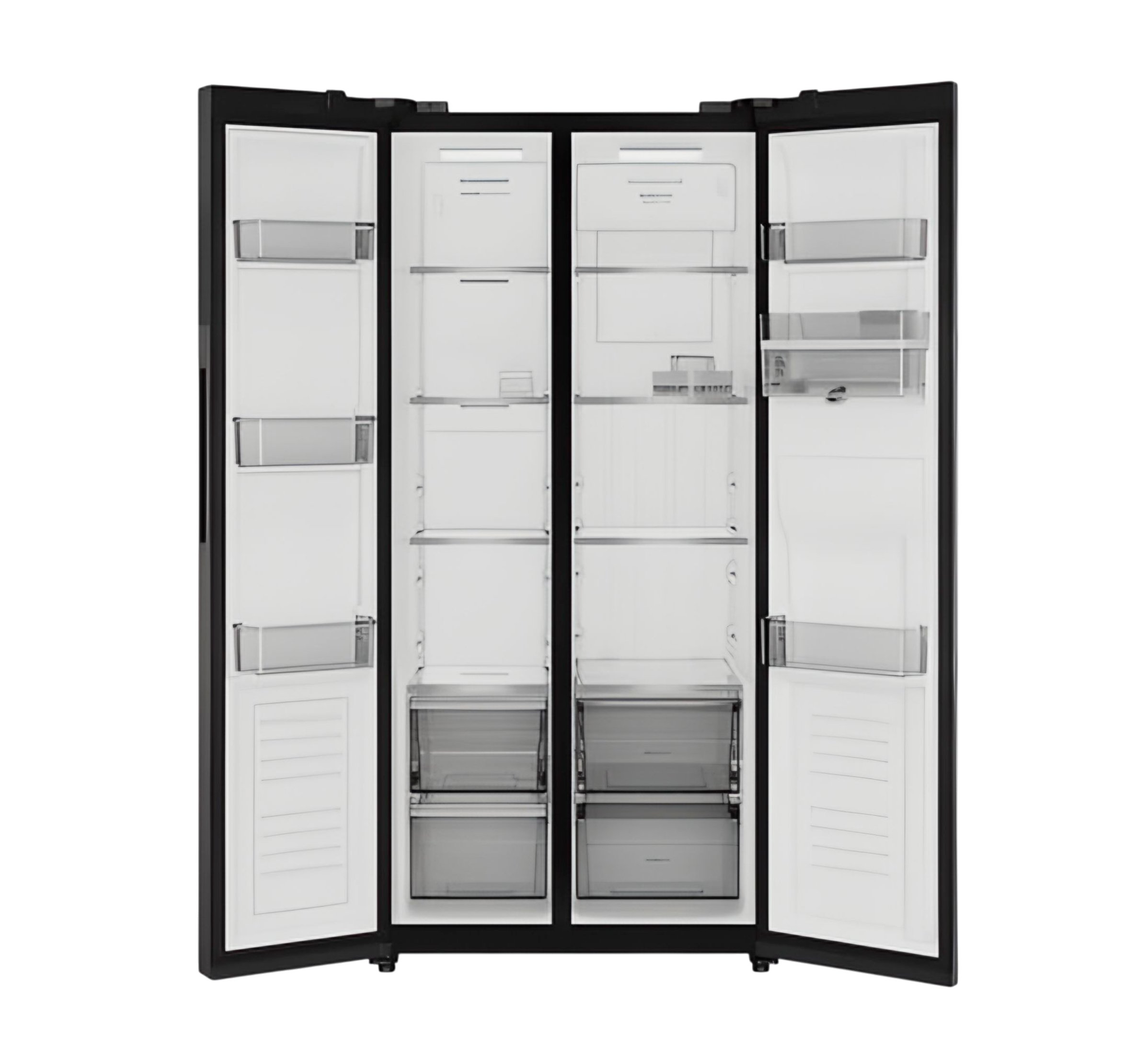 Electrolux Refrigerador No Frost Side by Side 430L AutoSense Black
