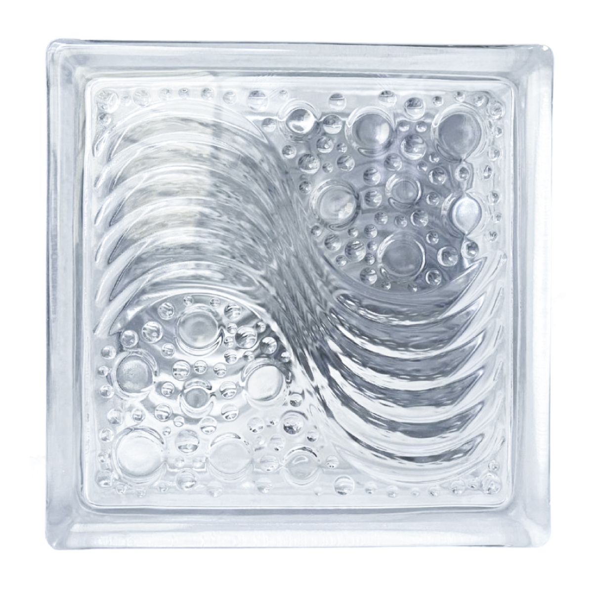 BLOQUE VIDRIO 19X19CM MARINA