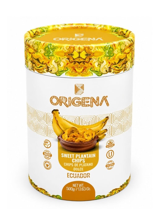 Origena – Natural Sweet Chips Cilinder: 450g, 500g
