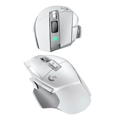 MOUSE LOGITECH GAMING G502 X WHITE WIRELESS LIGHTSPEED SENSOR HEROE 25K REC