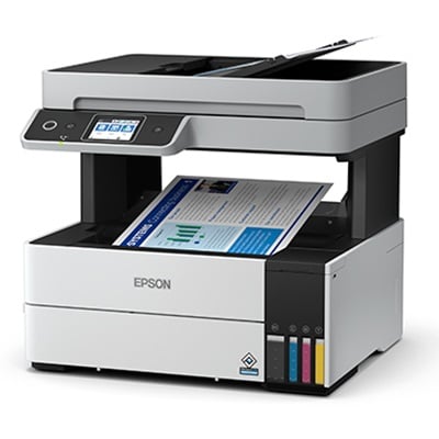 Epson EcoTank L6490   Impresora multifuncion   color   chorro de tinta   rellenable   216 x 300 mm  original    A4 Legal  material    hasta 12 ppm  copiando    hasta 17 ppm  impresion    250 hojas   33 6 Kbps   LAN  USB 3 0  Wi Fi ac