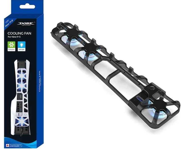 Ventilador/Cooling Fan + Luz Led Playstation 5 Slim Disco/digital PS5